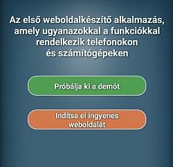 Még a címét sem kell megadnia, hogy kipróbálhassa ezt a webhelykészítő alkalmazást