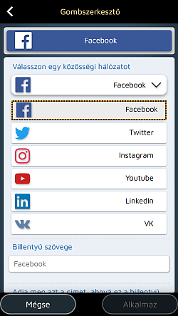 Hozzon létre külön gombokat, amelyekkel meghívhatja olvasóit közösségi hálózataira
