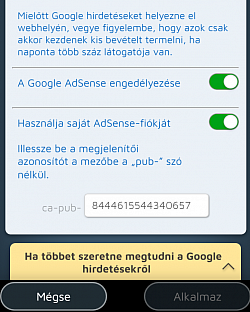 Aktiválhatja saját Google Ads szolgáltatását a Pro webhelyén.