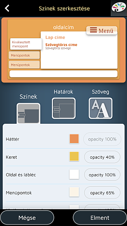 Pontosabban szabályozhatja a webhelyén használt színeket